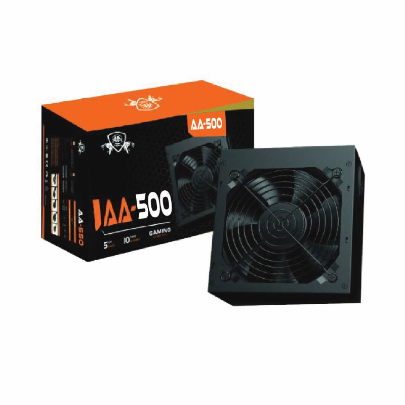 Tour ATX noire Alurin Work + alimentation 500 W