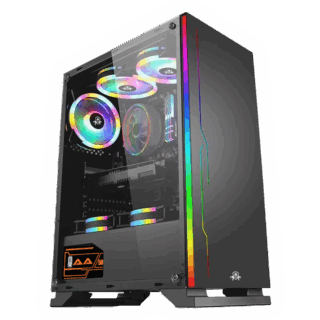 FUSION GAMING CASE (WHITE & BLACK)